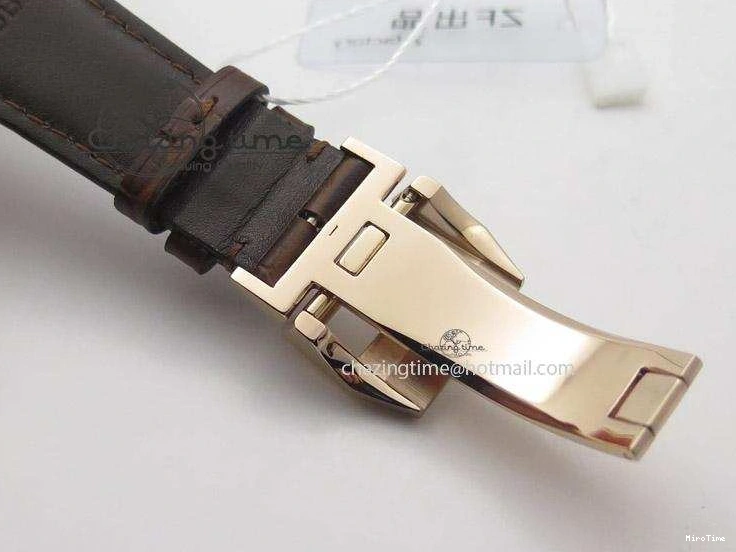 MIROTIME 0522 Pilot Chrono RG 3878 ZF Best Edition Grey Dial On Brown Leather Strap A UrbanChic 7330